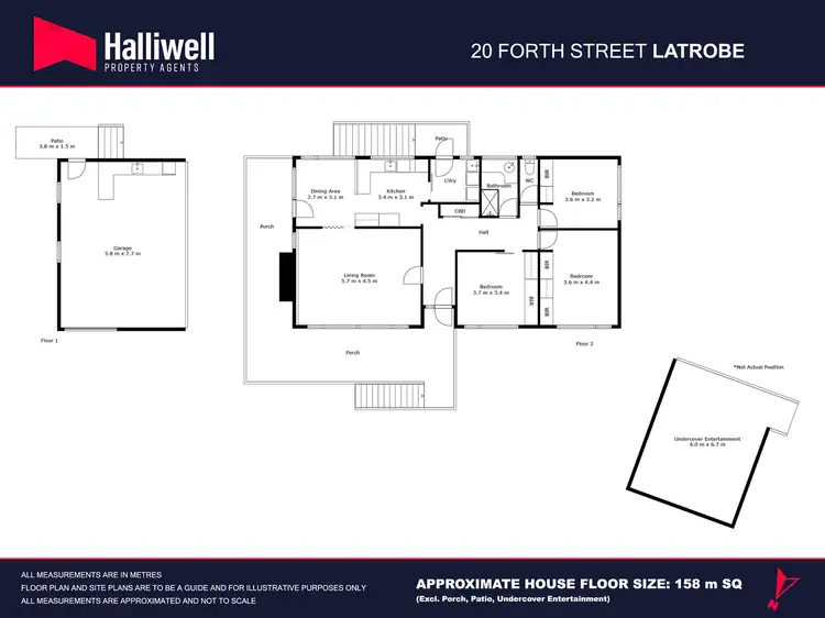Floorplan of Homely house listing, 18-20 Forth Street, Latrobe TAS 7307