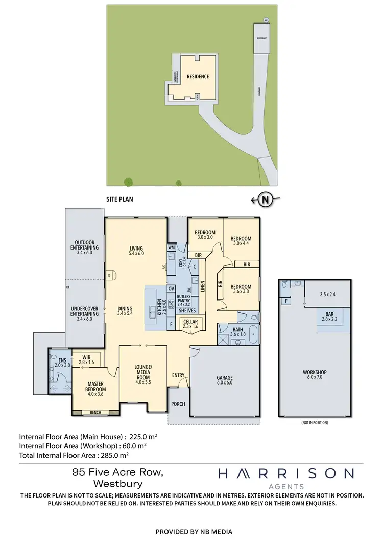 Floorplan of Homely house listing, 95 Five Acre Row, Westbury TAS 7303