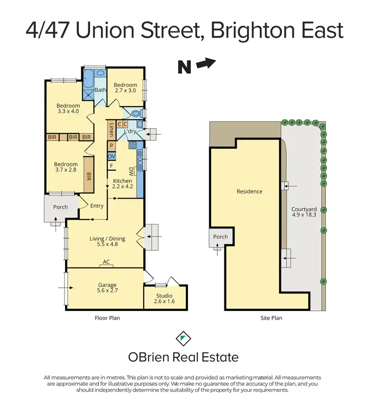 Floorplan of Homely unit listing, 4/47 Union Street, Brighton East VIC 3187
