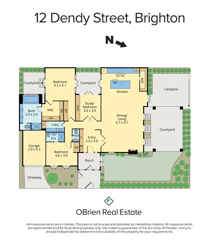 Floorplan of Homely house listing, 12 Dendy Street, Brighton VIC 3186