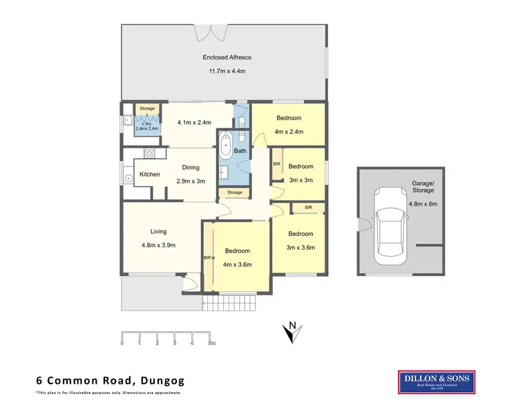Floorplan of Homely house listing, 6 Common Road, Dungog NSW 2420