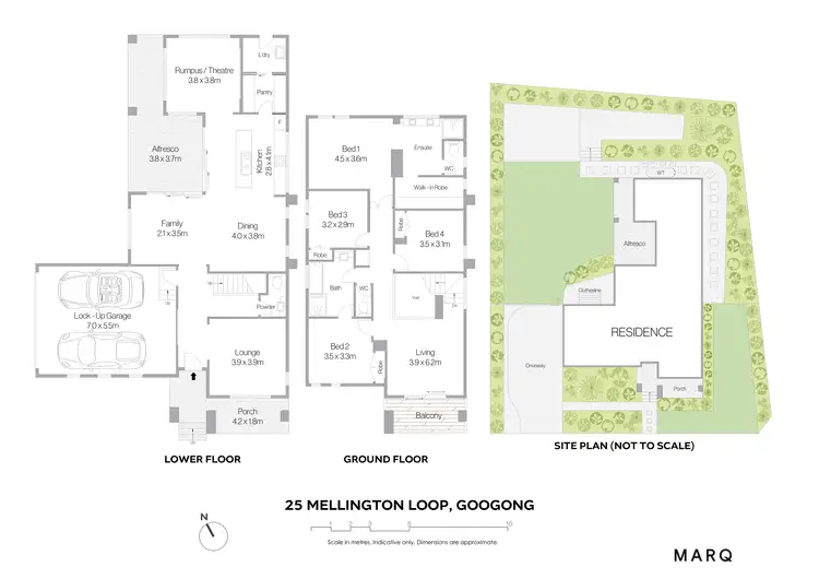 Floorplan of Homely house listing, 25 Mellington Loop, Googong NSW 2620
