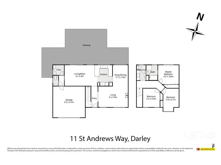 Floorplan of Homely house listing, 11 St Andrews Way, Darley VIC 3340