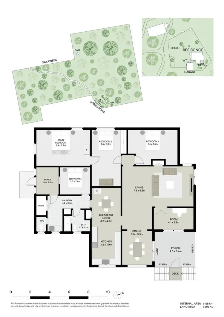 Floorplan of Homely rural property listing, 858 Bonds Road, Mudgee NSW 2850