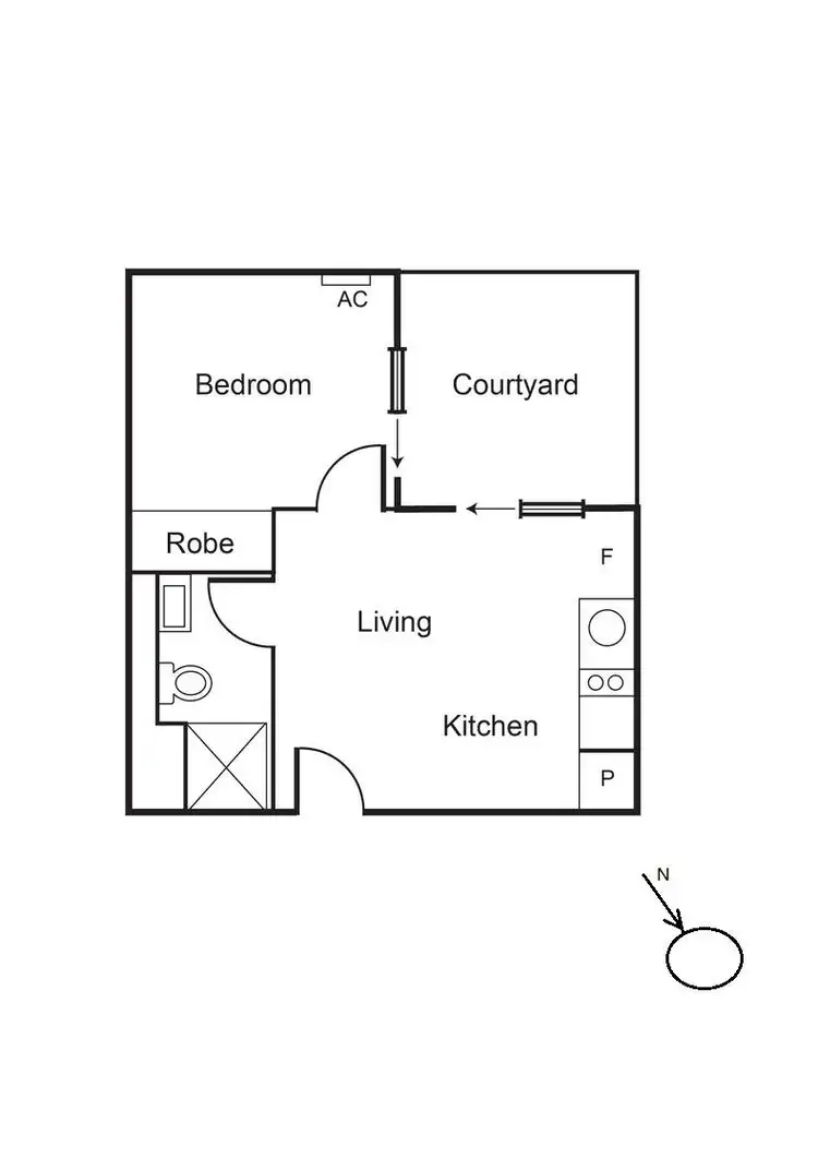 Floorplan of Homely apartment listing, 25/1023 Dandenong Road, Malvern East VIC 3145