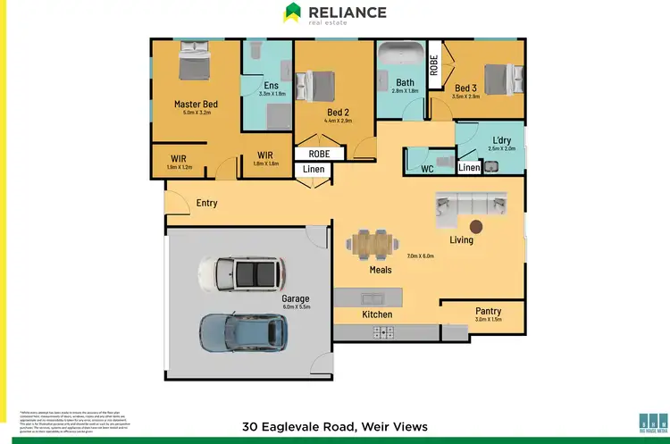 Floorplan of Homely house listing, 30 Eaglevale Road, Weir Views VIC 3338
