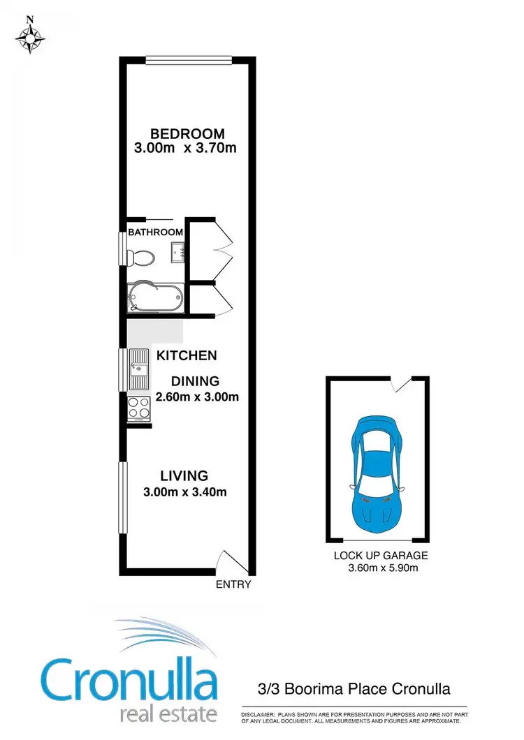 Floorplan of Homely apartment listing, 3/3 Boorima Place, Cronulla NSW 2230