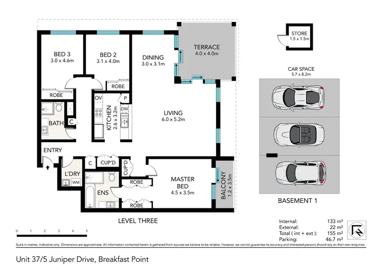 Floorplan of Homely apartment listing, 37/5 Juniper Drive, Breakfast Point NSW 2137