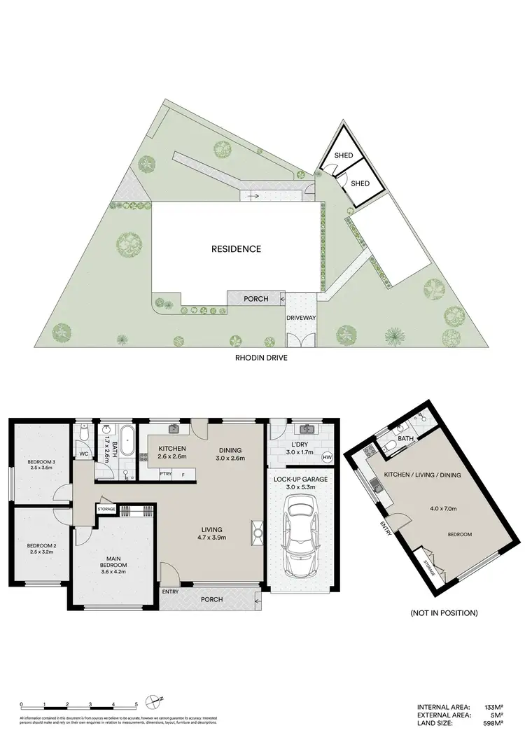 Floorplan of Homely house listing, 1 Rhodin Drive, Long Jetty NSW 2261