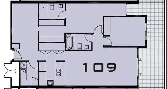 Floorplan of Homely apartment listing, 109/449 Hawthorn Road, Caulfield South VIC 3162