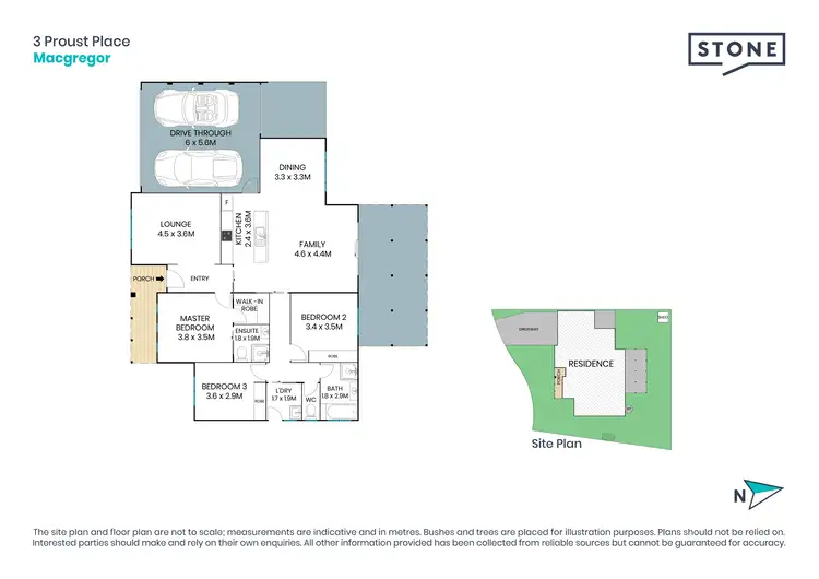 Floorplan of Homely house listing, 3 Proust Place, Macgregor ACT 2615