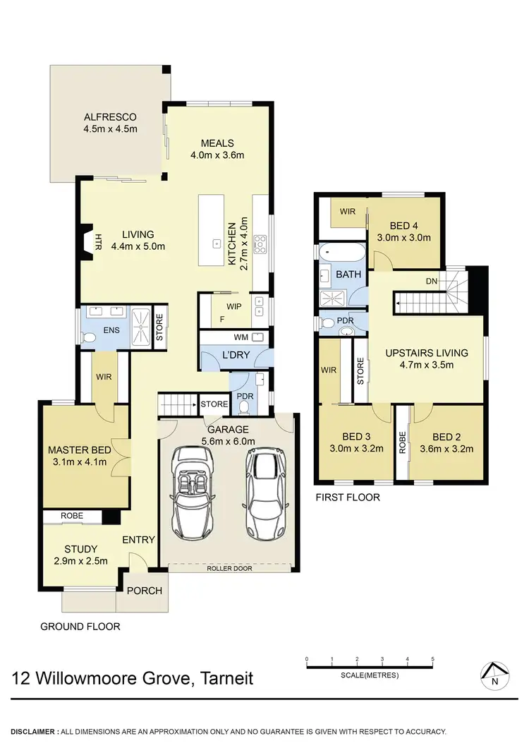 Floorplan of Homely house listing, 12 Willowmoore Grove, Tarneit VIC 3029