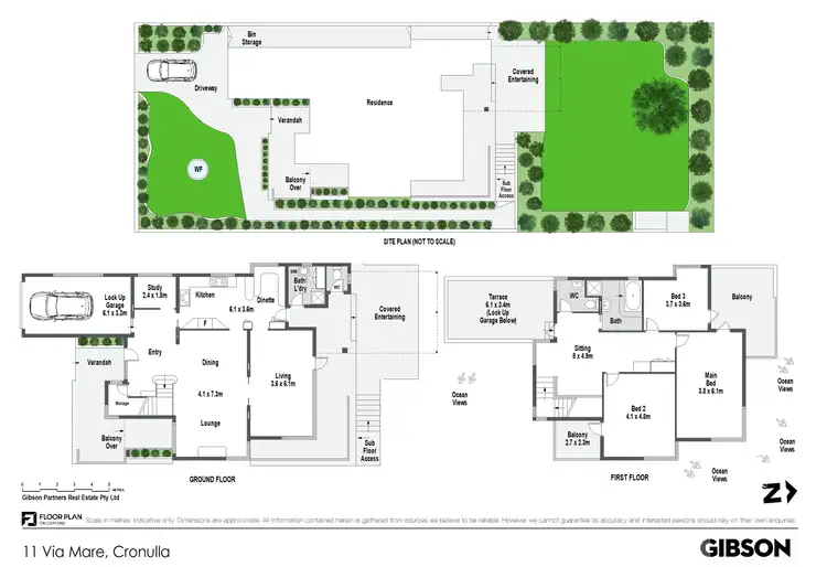 Floorplan of Homely house listing, 11 Via Mare, Cronulla NSW 2230