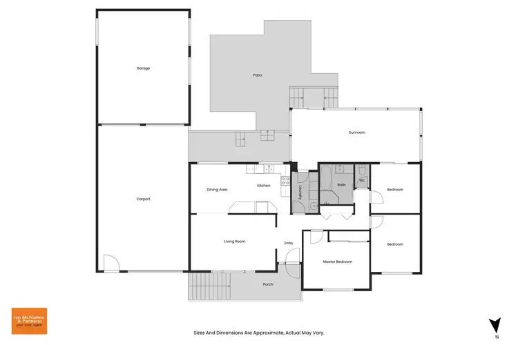 Floorplan of Homely house listing, 1 Pindari Crescent, Queanbeyan NSW 2620