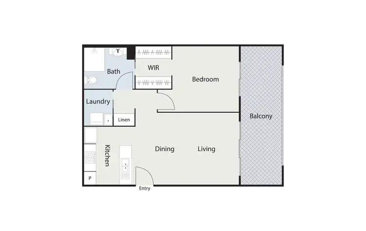 Floorplan of Homely apartment listing, 6/2 Serventy Street, Wright ACT 2611