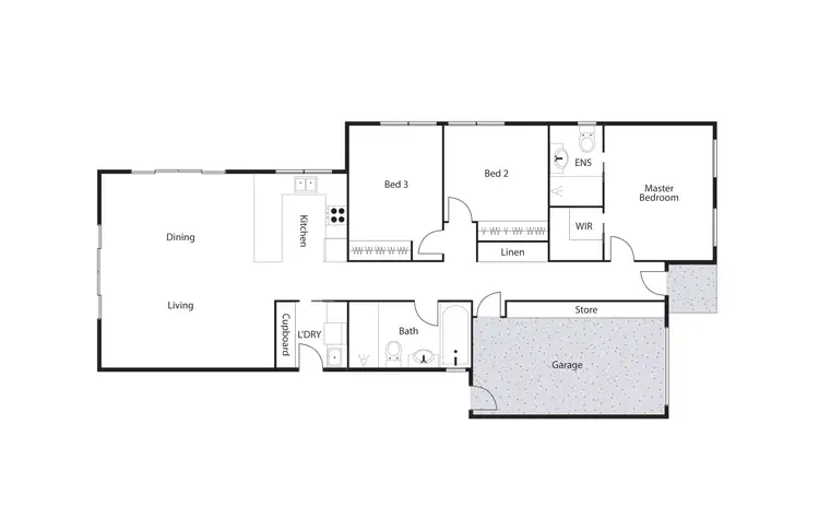 Floorplan of Homely house listing, 30 Peter Cullen Way, Wright ACT 2611