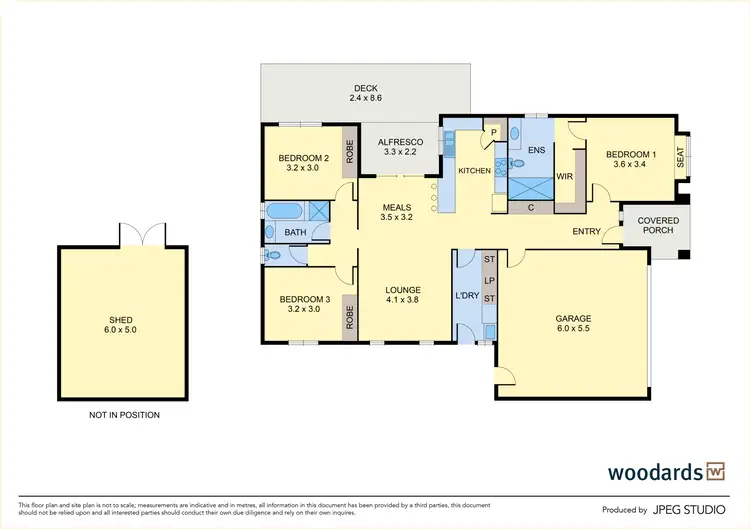 Floorplan of Homely house listing, 44 Mountview Drive, Diggers Rest VIC 3427