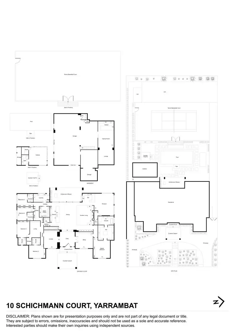 Floorplan of Homely house listing, 10 Schichmann Court, Yarrambat VIC 3091