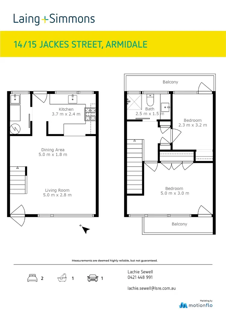 Floorplan of Homely unit listing, 14/15 Jackes Street, Armidale NSW 2350