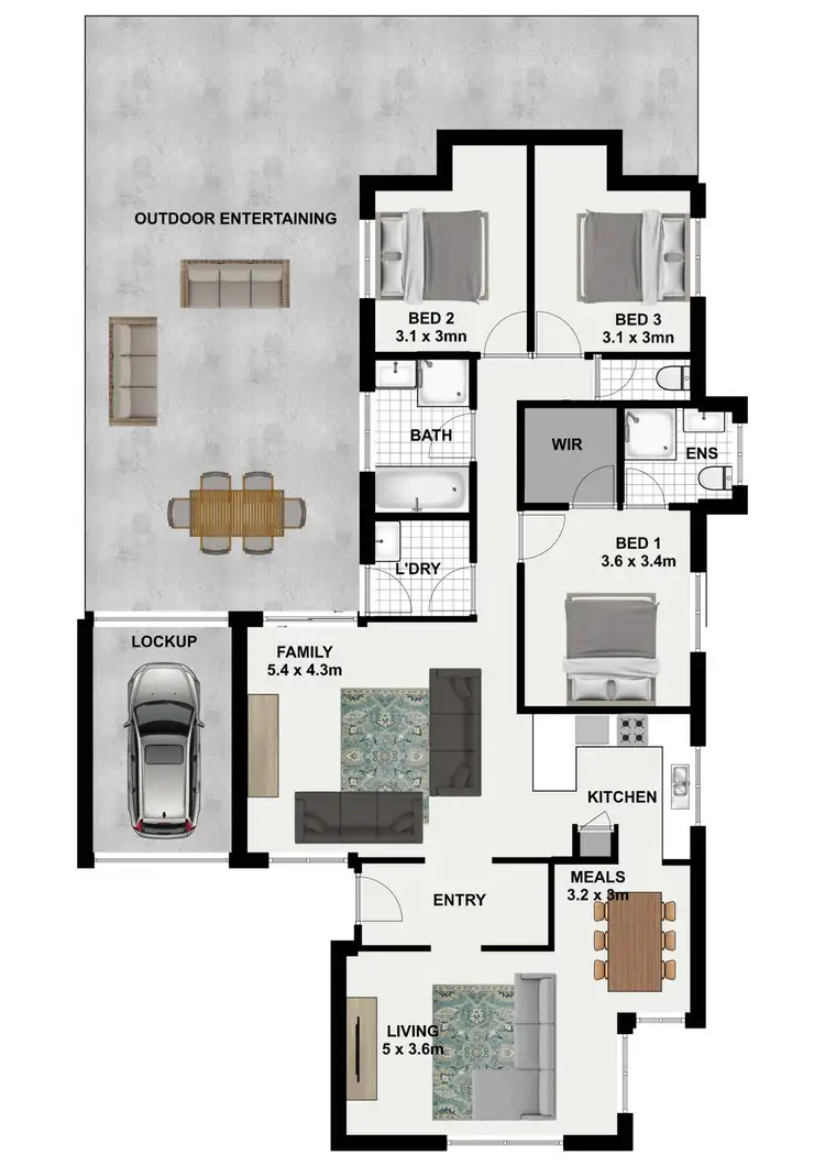 Floorplan of Homely house listing, 48 Atherton Circuit, Forest Lake QLD 4078