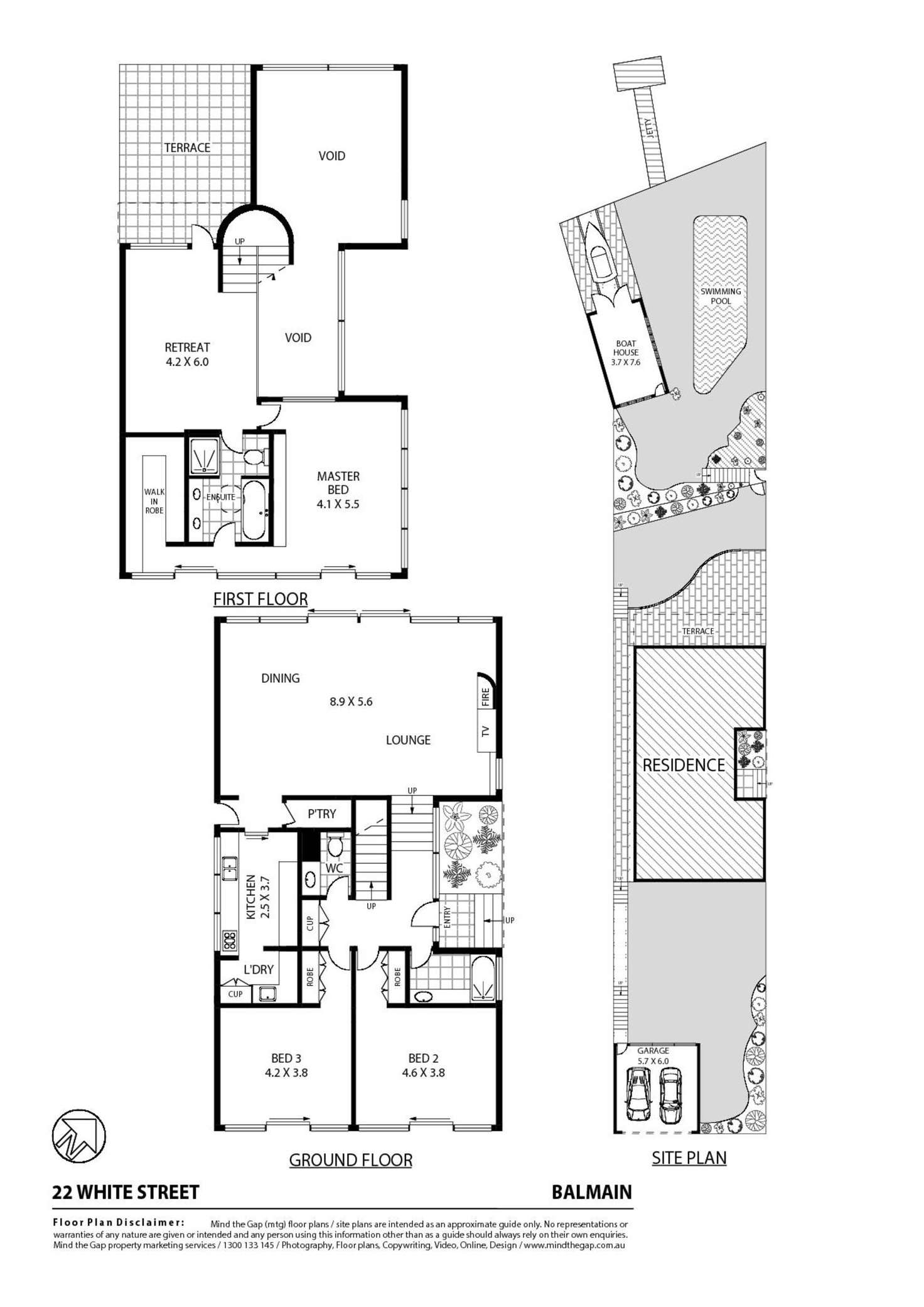 Floorplan of Homely house listing, 22 White Street, Balmain NSW 2041