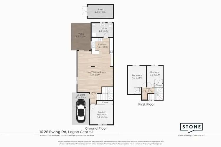 Floorplan of Homely unit listing, 16/26 Ewing Road, Logan Central QLD 4114