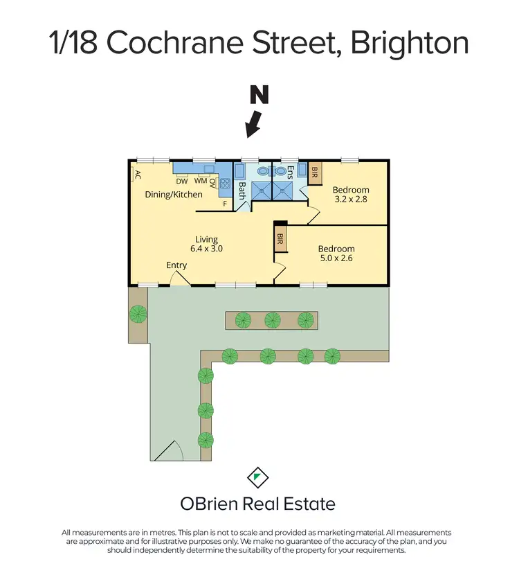 Floorplan of Homely unit listing, 1/18 Cochrane Street, Brighton VIC 3186