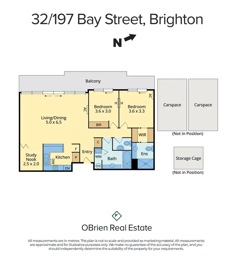 Floorplan of Homely apartment listing, 32/197 Bay Street, Brighton VIC 3186