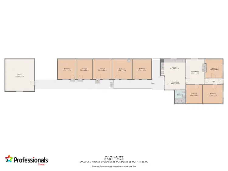 Floorplan of Homely house listing, 125 Commercial Road, Yarram VIC 3971