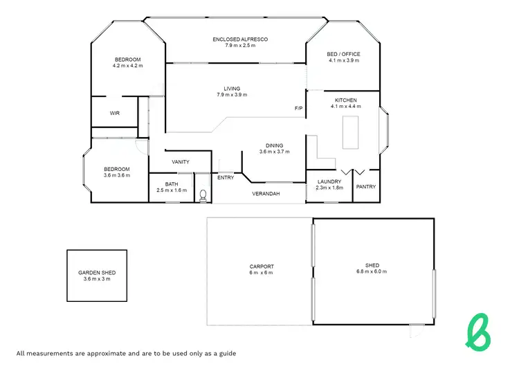 Floorplan of Homely rural property listing, 2/618 Westbrook Road, Singleton NSW 2330