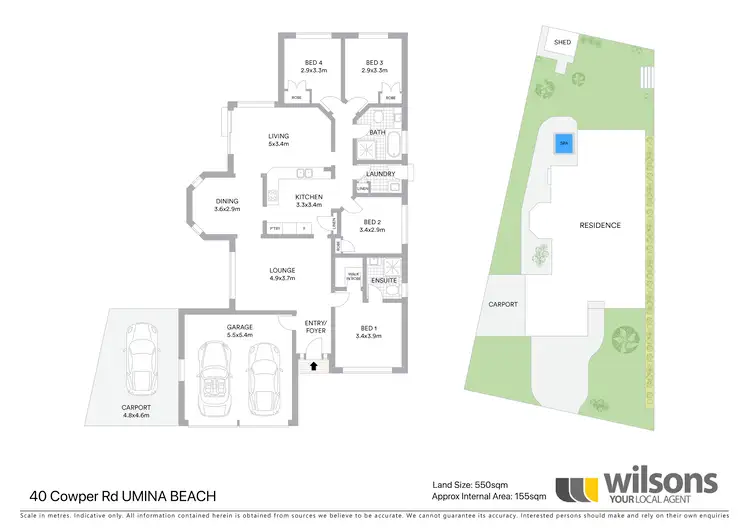 Floorplan of Homely house listing, 40 Cowper Road, Umina Beach NSW 2257