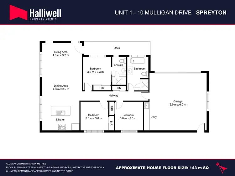 Floorplan of Homely villa listing, 1 & 2/10 Mulligan Drive, Spreyton TAS 7310