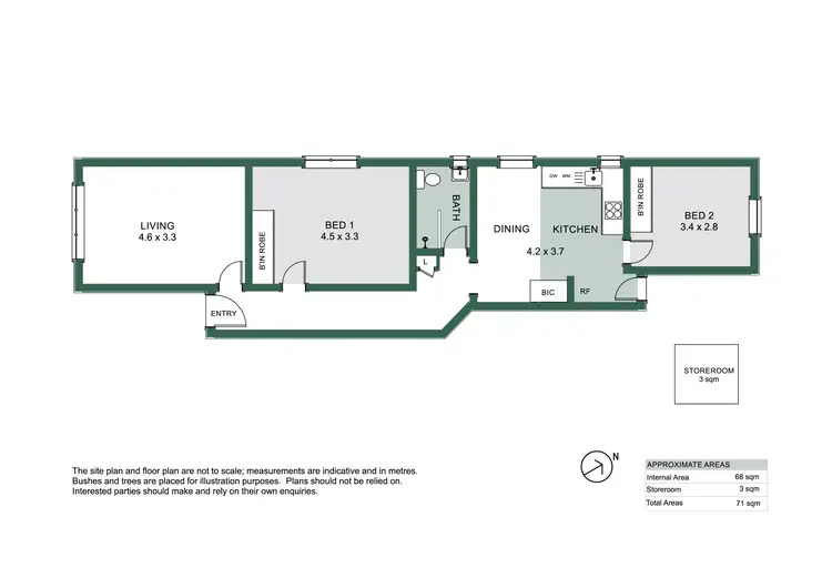 Floorplan of Homely apartment listing, 11/77-78 West Esplanade, Manly NSW 2095