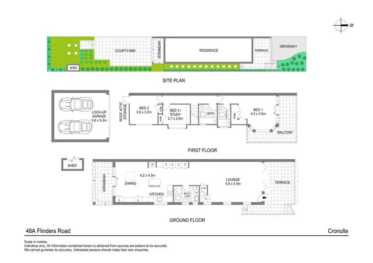 Floorplan of Homely house listing, 48A Flinders Road, Cronulla NSW 2230