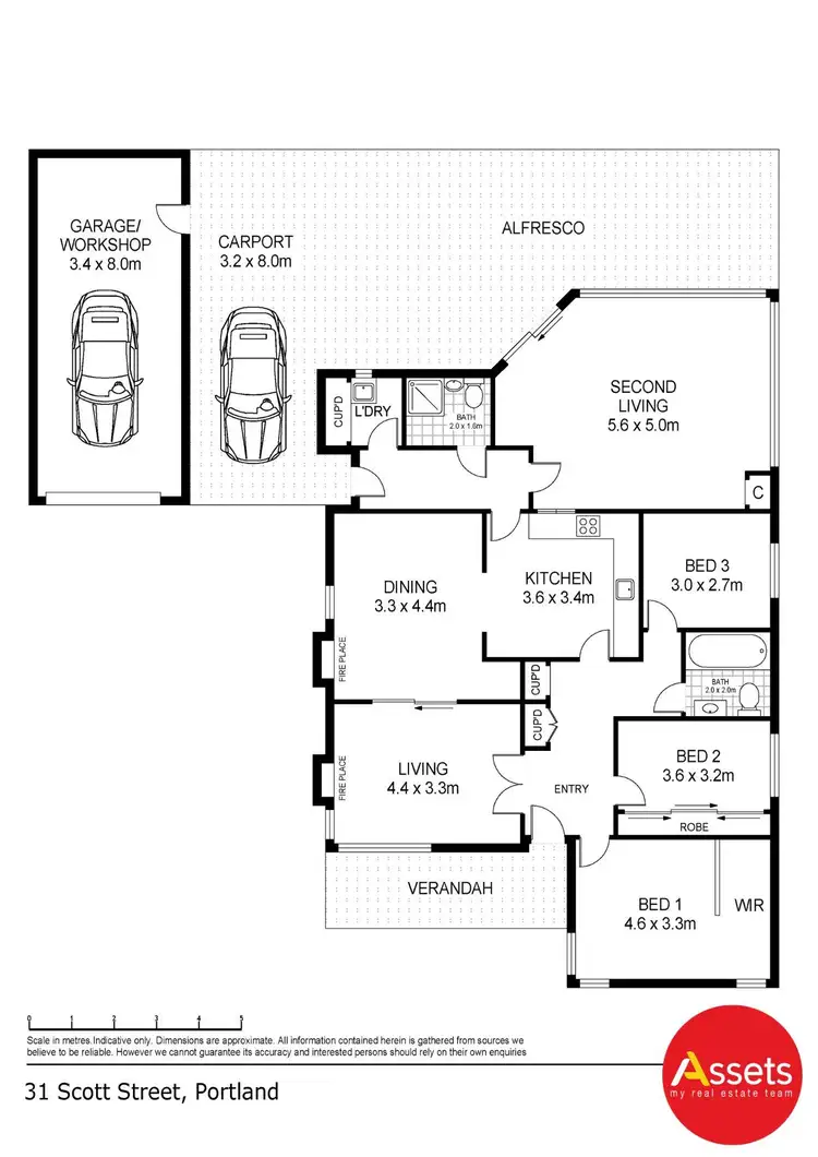 Floorplan of Homely house listing, 31 Scott Street, Heywood VIC 3304