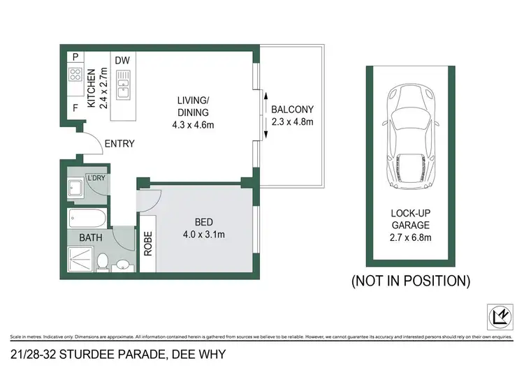 Floorplan of Homely apartment listing, 21/28-32 Sturdee Parade, Dee Why NSW 2099