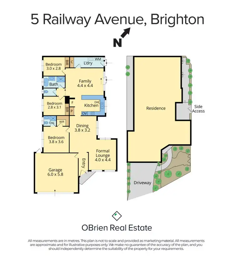 Floorplan of Homely house listing, 5 Railway Avenue, Brighton VIC 3186