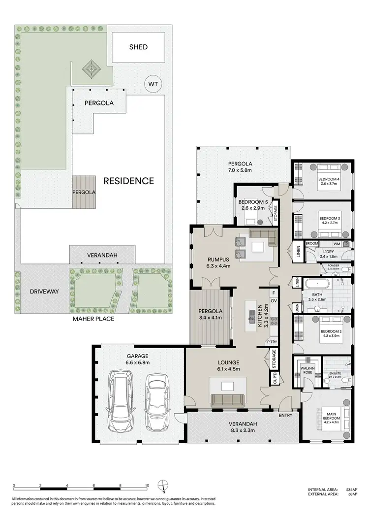 Floorplan of Homely house listing, 3 Maher Place, Mudgee NSW 2850