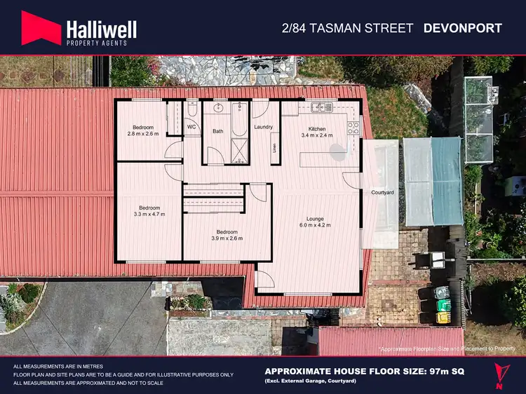 Floorplan of Homely unit listing, 2/84 Tasman Street, Devonport TAS 7310