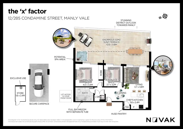 Floorplan of Homely apartment listing, 12/285 Condamine Street, Manly Vale NSW 2093