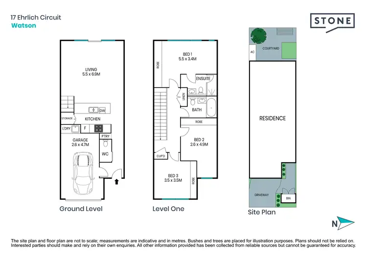 Floorplan of Homely house listing, 17 Ehrlich Circuit, Watson ACT 2602