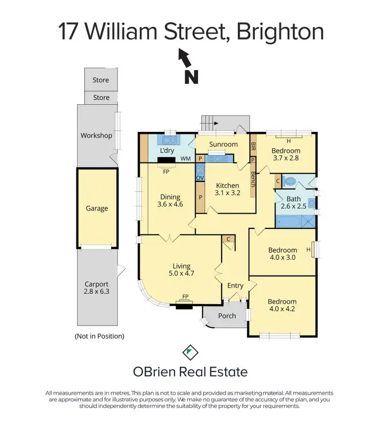 Floorplan of Homely house listing, 17 William Street, Brighton VIC 3186