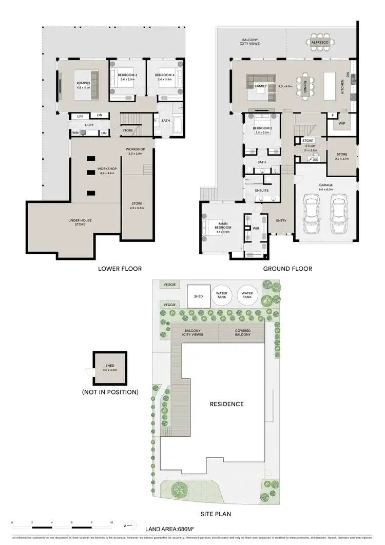 Floorplan of Homely house listing, 4 Henderson Drive, Wandana Heights VIC 3216