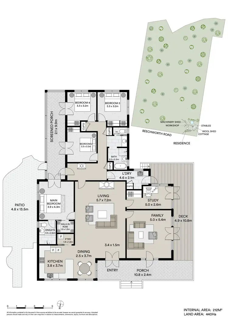 Floorplan of Homely rural property listing, 204/174 Beechworth Road, Mudgee NSW 2850