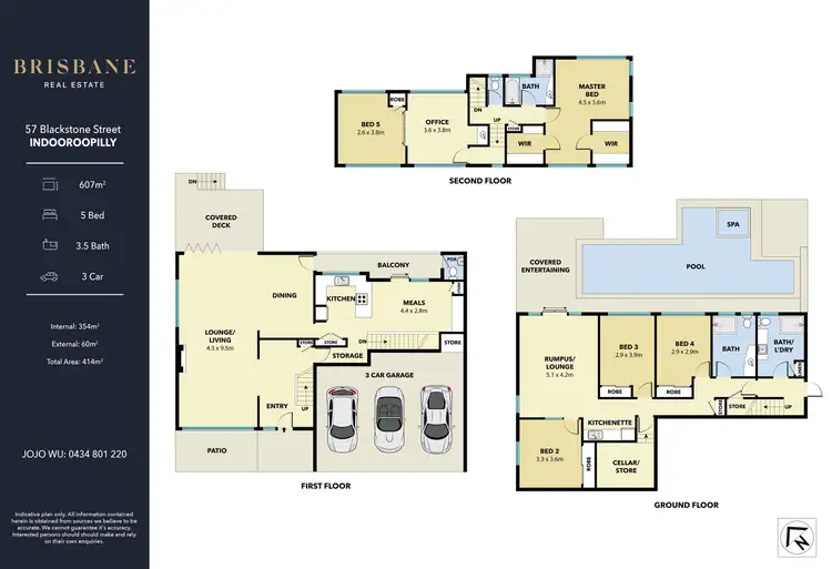 Floorplan of Homely house listing, 57 Blackstone Street, Indooroopilly QLD 4068