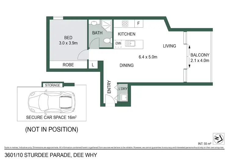 Floorplan of Homely apartment listing, 3601/10 Sturdee Parade, Dee Why NSW 2099