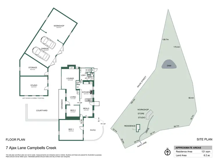 Floorplan of Homely house listing, 7 Ajax Lane, Campbells Creek VIC 3451