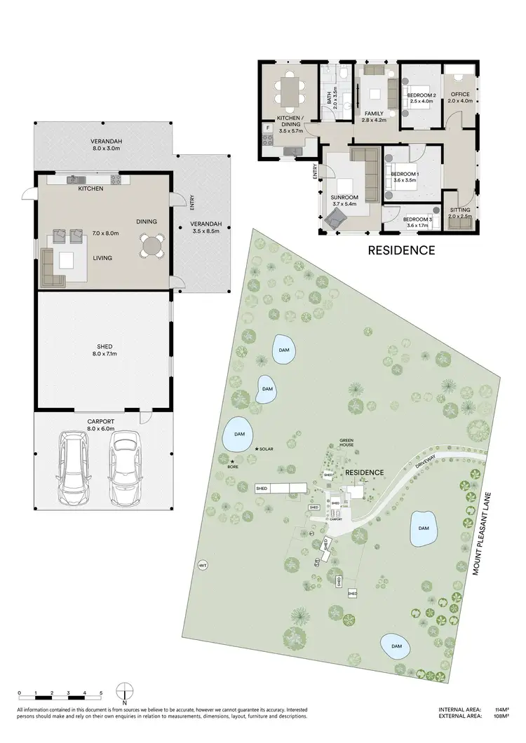 Floorplan of Homely rural property listing, 188 Mount Pleasant Lane, Mudgee NSW 2850