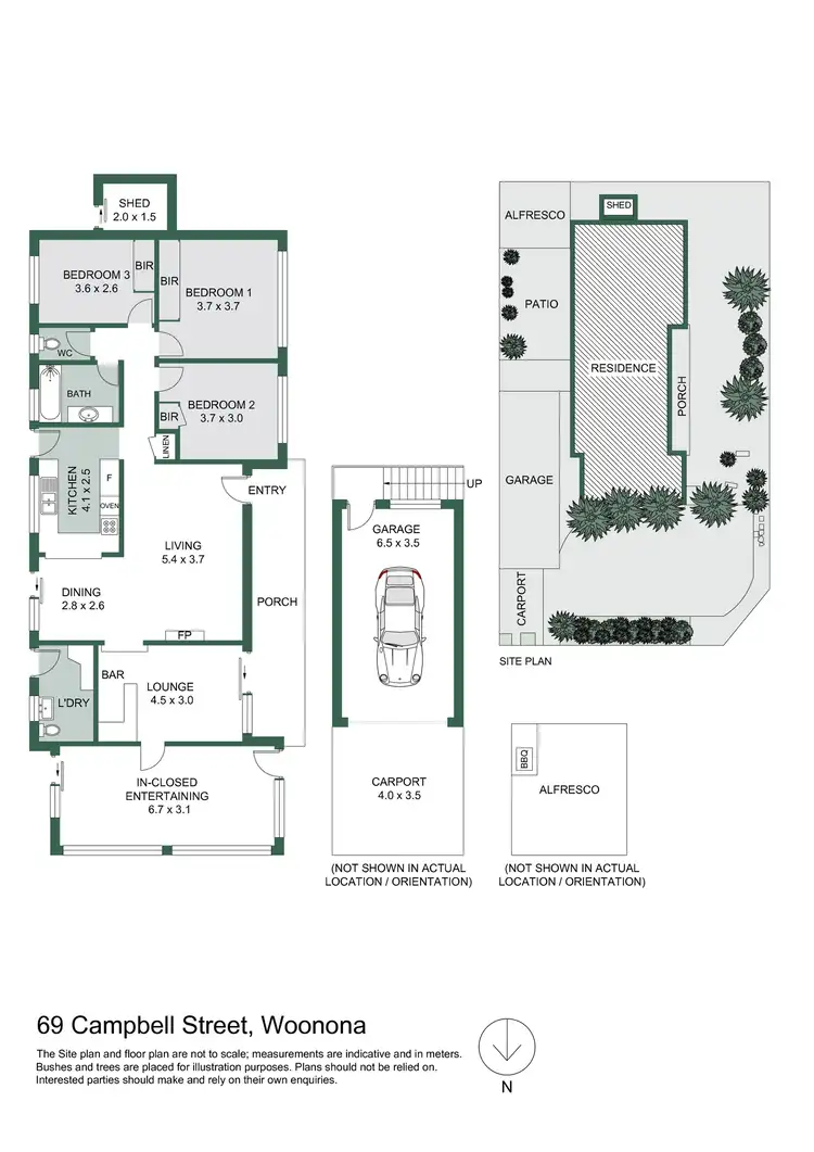 Floorplan of Homely house listing, 69 Campbell Street, Woonona NSW 2517