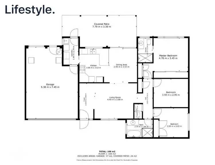 Floorplan of Homely villa listing, 2/6-8 North Street, Tuncurry NSW 2428